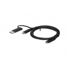 Lenovo 4X90U90618 USB cable 1 m 3.2 Gen 1 (3.1 Gen 1) USB A/USB C USB C Black (4X90U90618)