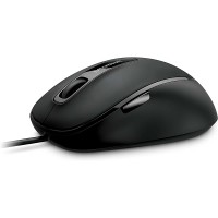 Microsoft Basic Optical Mouse - Black. Comfortable, Right/Left Hand