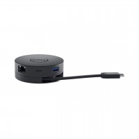Dell USB-C Mobile Adapter (DA300), Black, DELL-DA300